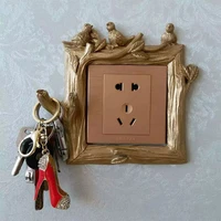 european simple and creative switch cover decoration paste living room bedroom switch protection cover decorations for room