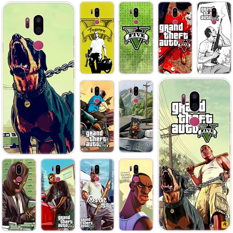 Чехол Grand Theft Auto GTA 5 для LG G5 G6 Mini G7 G8 G8S V20 V30 V40 V50 ThinQ Q6 Q7 Q8 Q9 Q60 W10 W30 Aristo 2 X Power 3 |
