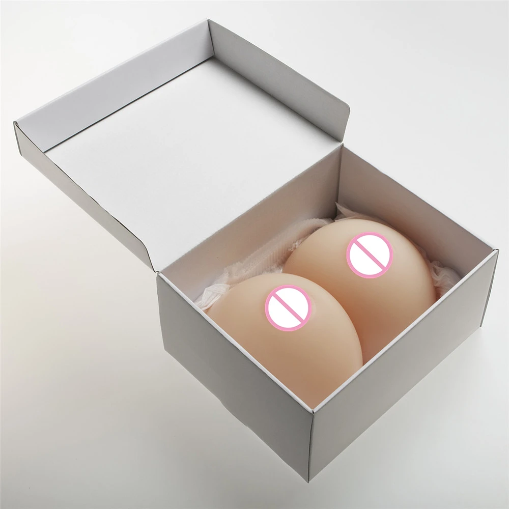 

Crossdress Fake Tits E Cup 2400g/pair Drag Queen Breast Artificial Breast Fake Boobs CD TD Silicone Breast Form Enhancer