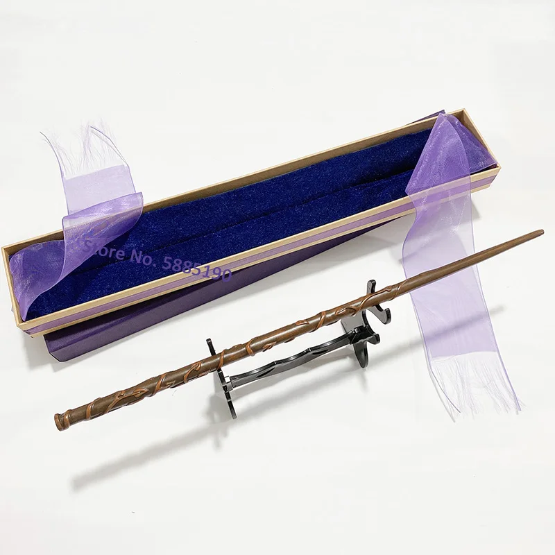 Colsplay New Arrive Metal/Iron Core Hermione Wand/ HP Magic Magical Elegant Ribbon Gift Box Packing with Wand Support | Игрушки и хобби