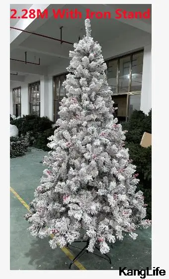 

2.28M Christmas Tree With Stand Ornament Adornment Decoration Shopping Mall Party Supplies Festival Decor Props Encryption Tree