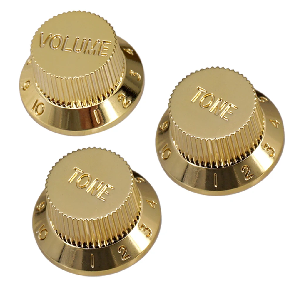 

Electric Guitar Tone Volume Control Knobs 1 Volume/ 2 Tone Kit for ST/SQ Electric Guitar