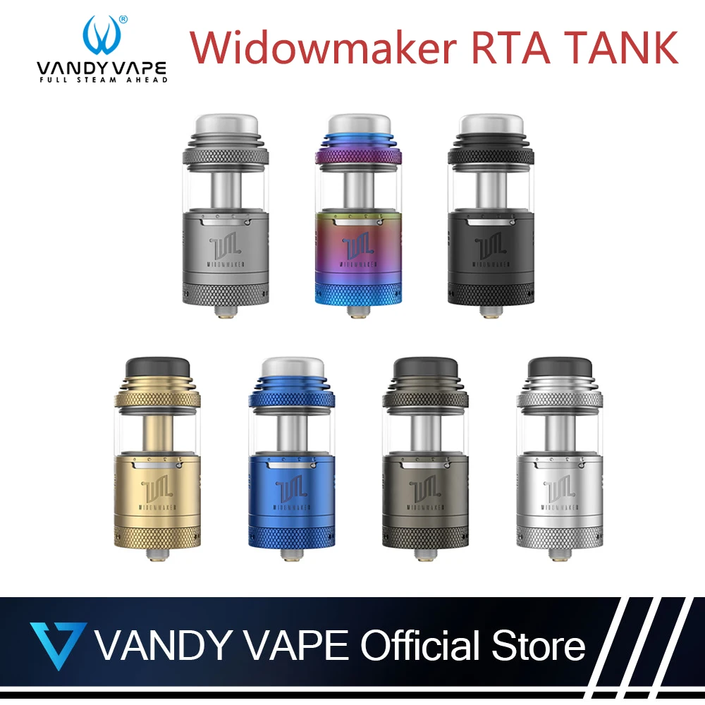 Оригинальный вейп Vandy widowсоздатель RTA бак атомайзер 5 6 мл регулируемая емкость