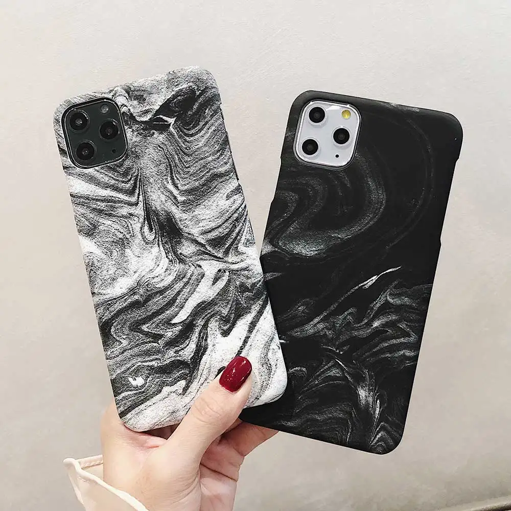 Парный светящийся матовый дым мраморный чехол для телефона iphone 13 12 11 Pro XS Max XR X se 8 6