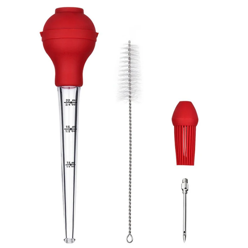 Инжектор курицы инжектор приправы из нержавеющей стали мяса птицы | Дом и сад