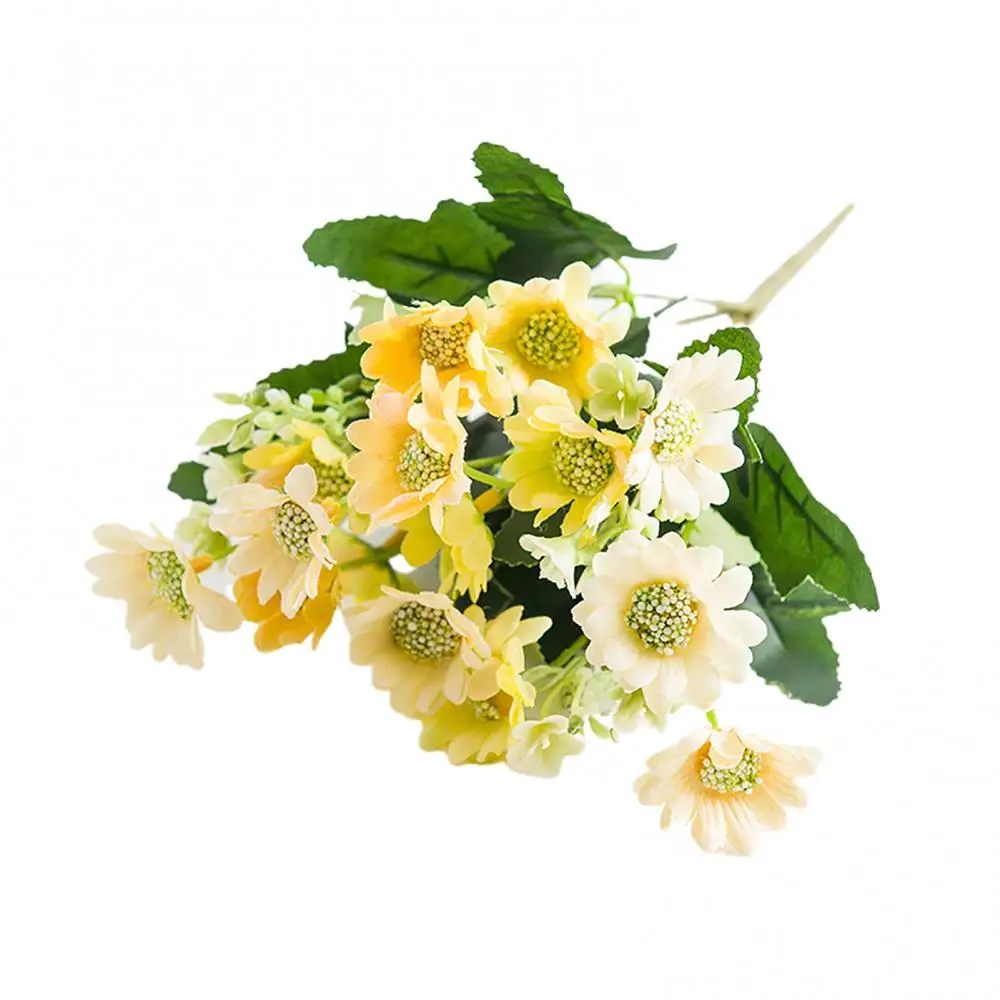 

6-prong Artificial Flower Fake Plant Silk Flower Home Wedding Interior Decoration Diy Bouquet