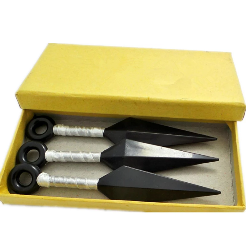 3 шт. аниме Ninja Kunai Shuriken Метательное оружие реквизит Косплей игрушка - купить по