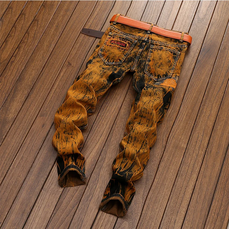 

High Quality 2021 New Desing Men Jeans Straight Casual Denim Vintage Jeans Plus size 28-42