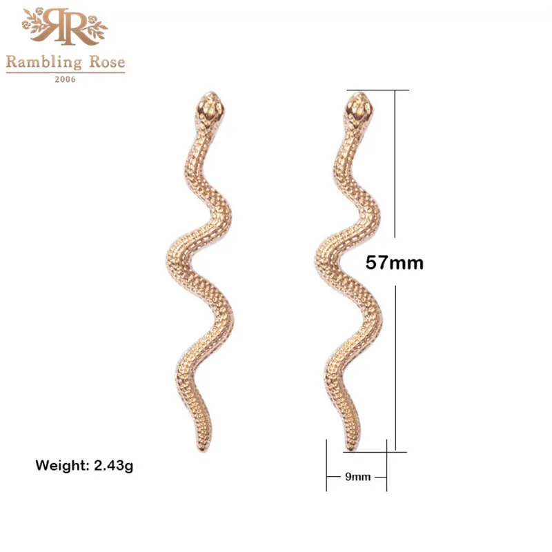 В стиле панк со змеиным рисунком длинные серьги для женщин ювелирные изделия