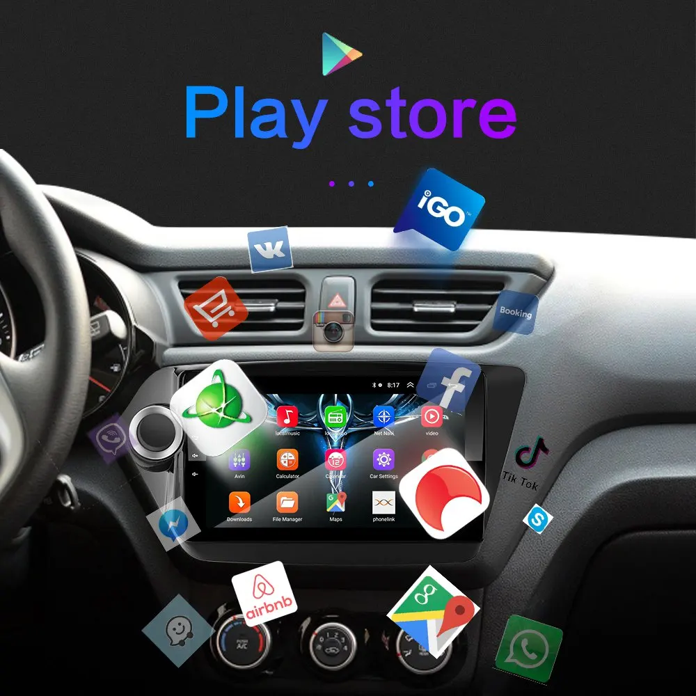 Автомагнитола для KIA RIO 3 4 2010 до автомобильный Android мультимедийный видео плеер навигация gps Bluetooth Авторадио Стерео 2 din