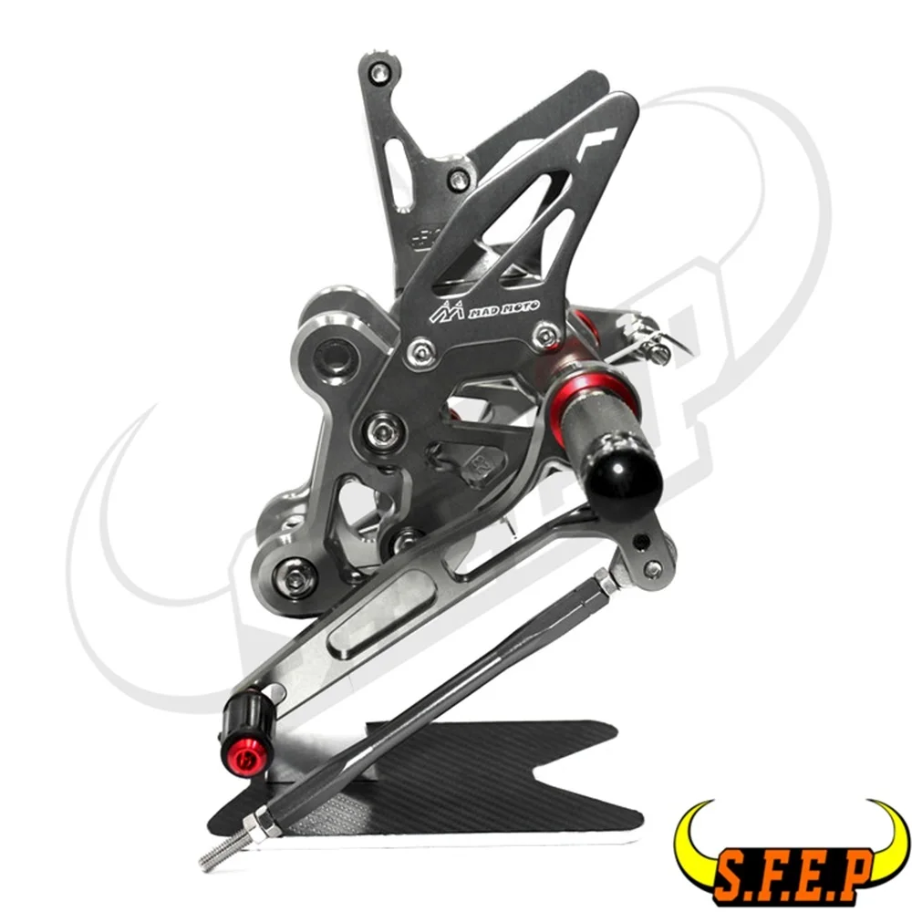 

CNC Adjustable Footrest Rear Sets Rearsets For Suzuki GSX-S750 2015 2016 2017 2018 2019 2020 & GSR750 2011 12 13 14 15 16 2017