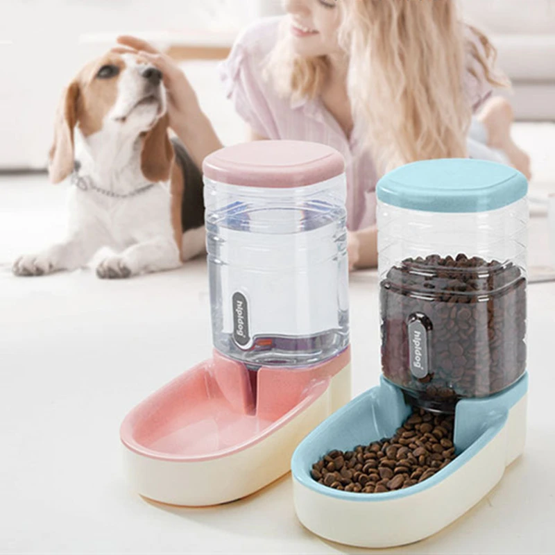 

3.8L Pet Cat Automatic Feeders Large Capacity Cat Water Fountain Plastic Dog Water Bottle Feeding Bowls Water Dispenser for Cats