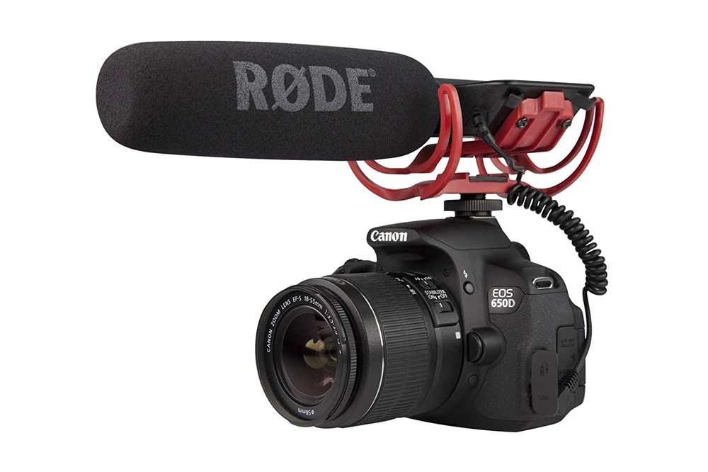 YIXIANG агент Rode VideoMic на камера установлен дробовик микрофон для Canon T3i 5D2 7D 60D 70D 5D3 Nikon D800 D600 D700