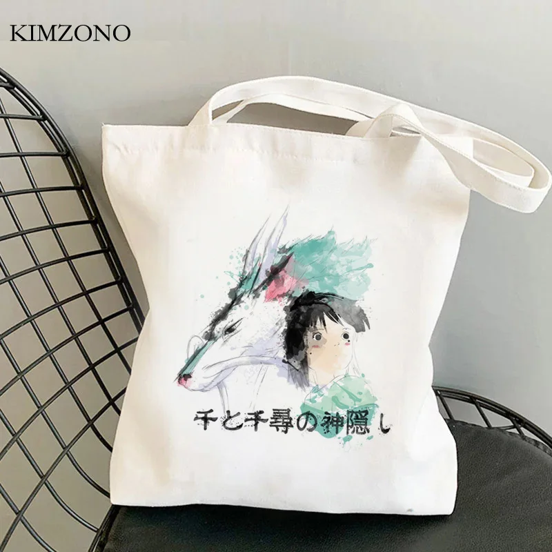 

Totoro shopping bag reusable bolsas de tela grocery shopper shopper bag woven reciclaje bolsa compra cabas