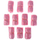 100 шт.лот, толстые, чистящие бахилы, пластиковые, водонепроницаемые, одноразовые бахилы, дождливый день, защита для пола, розовые бахилы