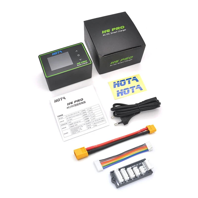 HOTA H6 Pro DUO AC 200 Вт DC 700 26A зарядное устройство для 1-6S Lipo батареи RC FPV/модели самолета |