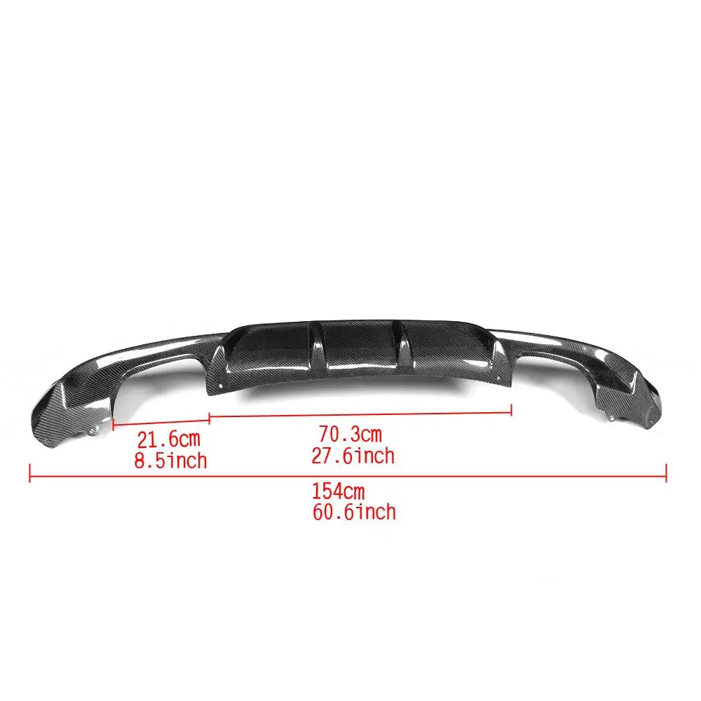 Губа диффузора заднего бампера из углеродного волокна для BMW 3 серии F34 GT M Sport 4 Door