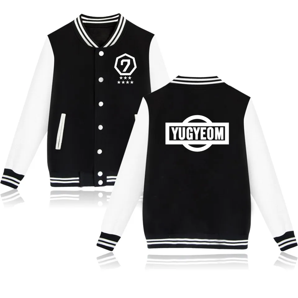 Бейсбольная куртка GOT7 без капюшона для мужчин и женщин толстовка Хлопковая