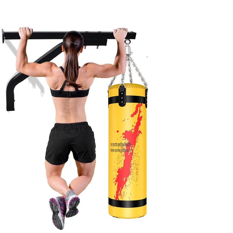 Комплект груши для бокса 50 фунтов тяжелые мешки тренировок по боксу ММА с цепным