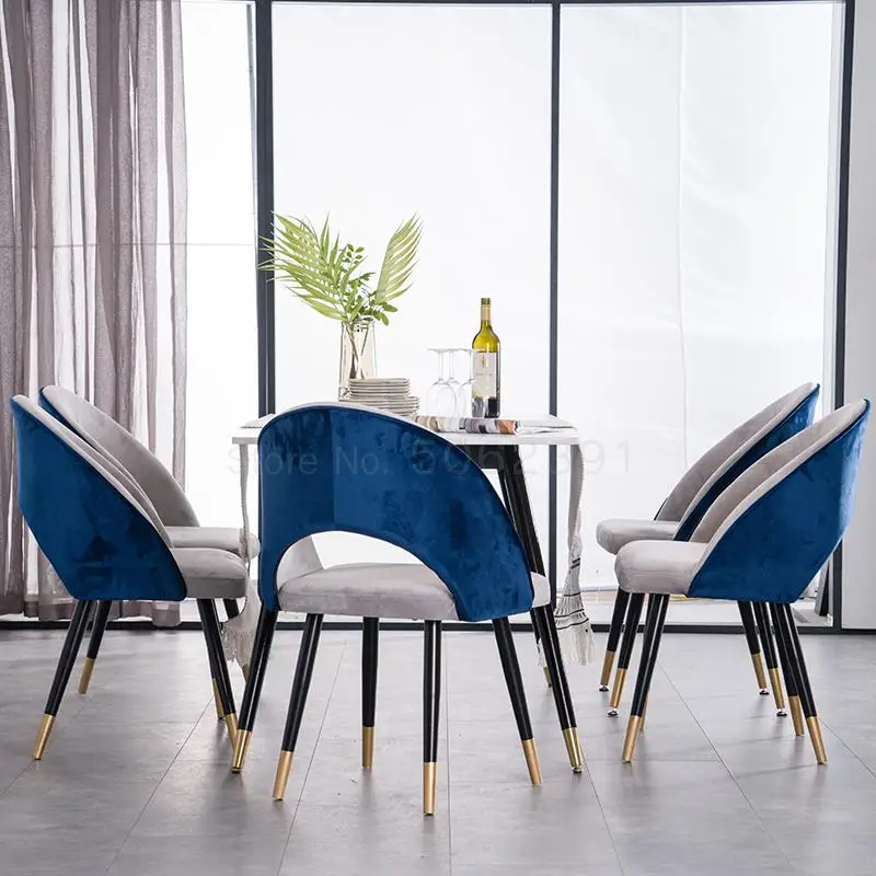 Скандинавский обеденный стул светильник роскошный простой макияж офисное