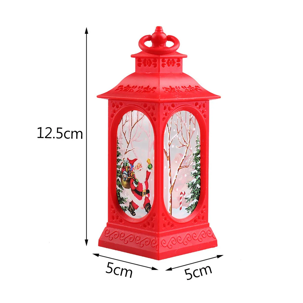 

Christmas Decoration Hanging Prop Lantern Led Candles Halloween Light Creative Xmas Lantern Flame Lamp Party Accessories