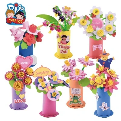 

Toys For Children Crafts Kids DIY Flower Plant Kindergarten Learning Education Toys Montessori Teaching Aids Toy
