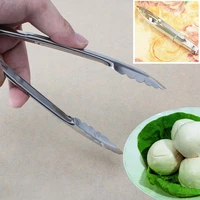 steel bbq tongs meat food clip barbecue tools accessories baking kitchen salad grill vegetable p9m7 pasta steak p6j6