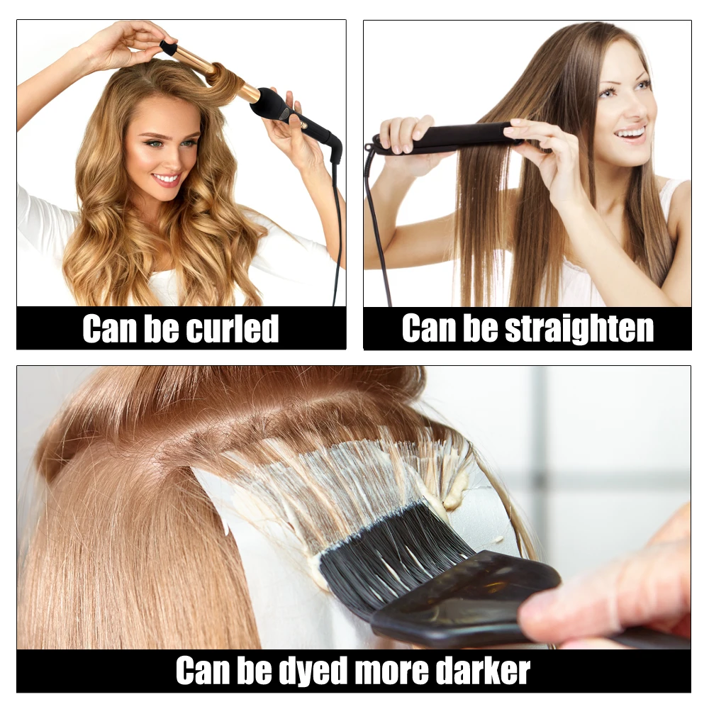 Волосы Forever pro 100 г/шт. 20 дюймов человеческие волосы Remy темно коричневые прямые
