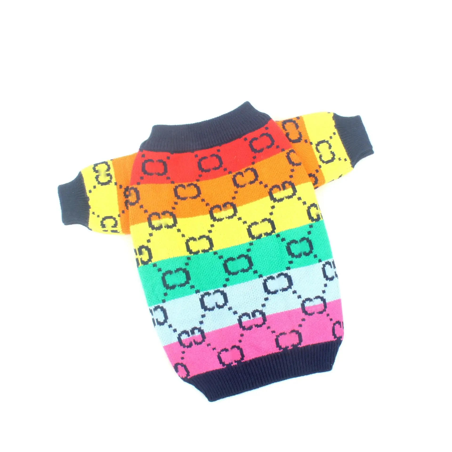 Su&eacute;ter de lujo tejido para perro, Chaqueta de punto para mascota, ropa para gato, moda de invierno, Oto&ntilde;o e Invierno-3