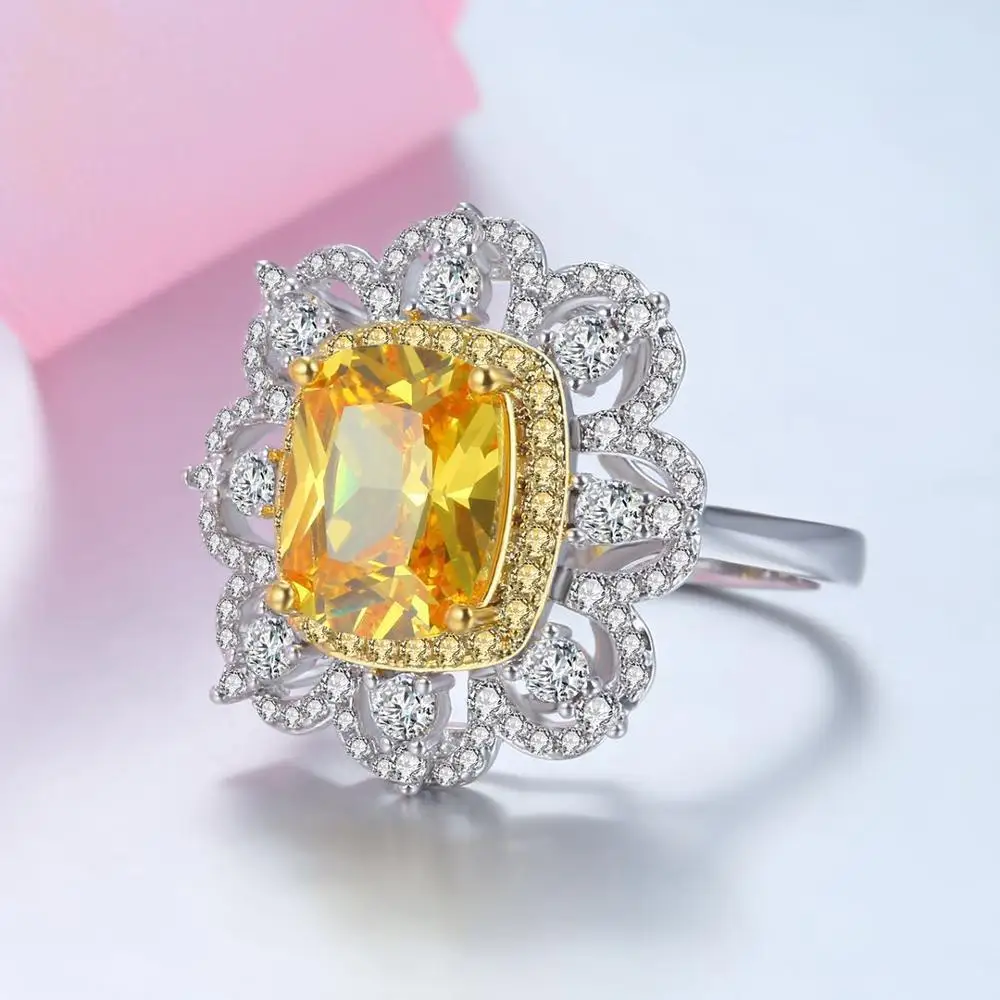 Классическое модное винтажное Королевское благородное обручальное кольцо HIBRIDE