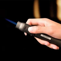 bbq kitchen torch pipe lighter jet flame pencil butane gas windproof lighter refillable fuel welding gasoline lighter outdoor