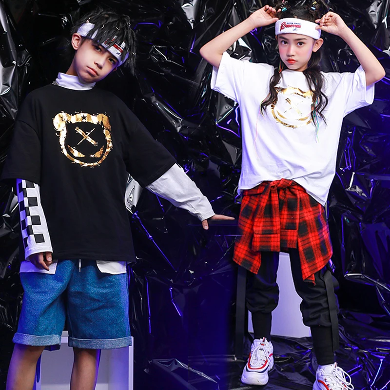 Лидер продаж уличная одежда детская футболка с короткими рукавами в стиле хип