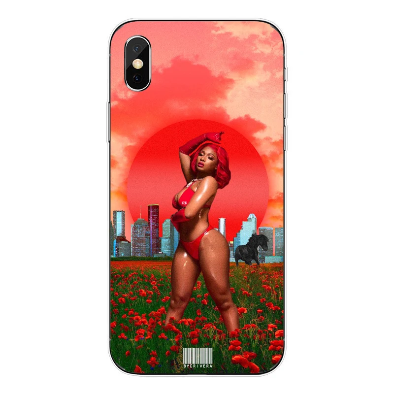 Мягкий силиконовый чехол для телефона Megan thee stallion Rapper iPhone 11 Pro MAX 2019 6 7 8Plus SE 5S X XS XR |