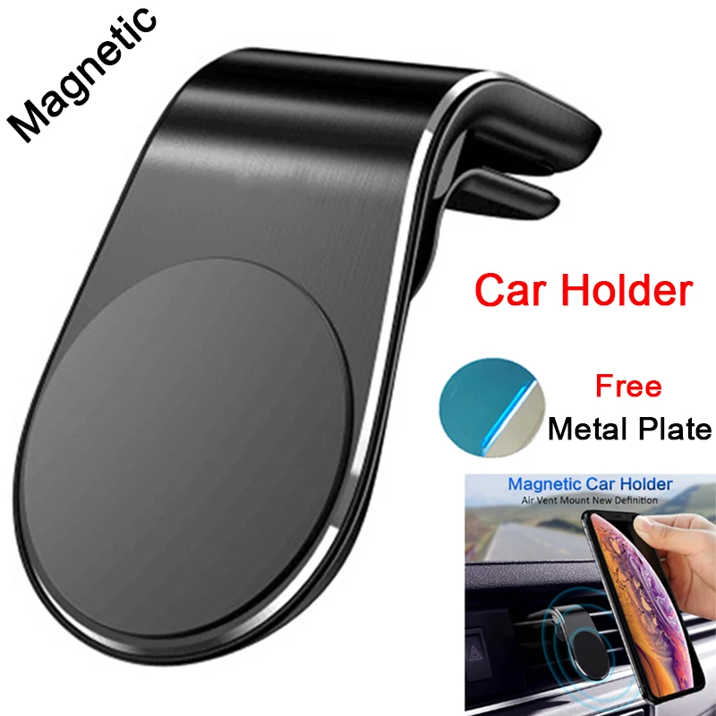 iphone charging stand Magnetic Air Vent Car Mount Phone Stand For Huawei P30 Pro Lite iPhone 7 8 Plus GPS Navigation Smartphone Phone Holder in Car flexible phone holder
