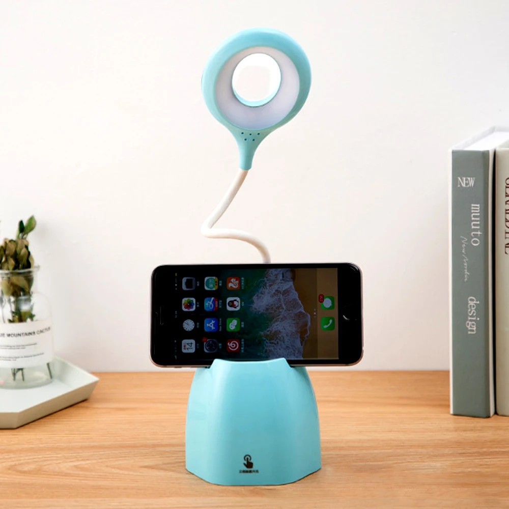 Настольная лампа светодиодная перезаряжаемая с сенсорным затемнением | Лампы и