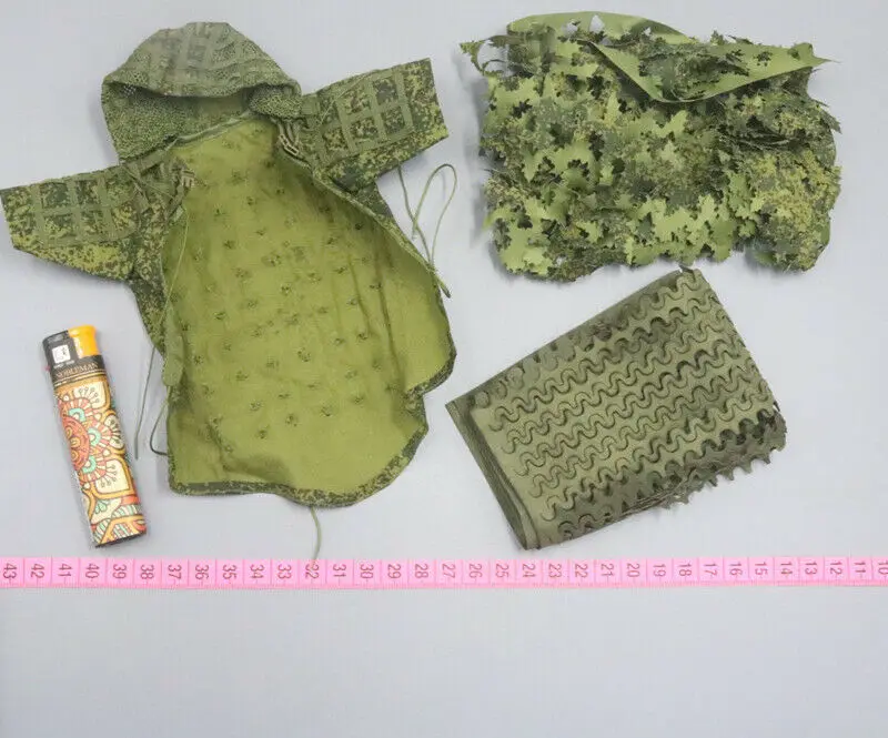 B25 DAMTOYS DAM 78078S 1/6 Scale Russian Sniper Ghillie Suit Model for 12