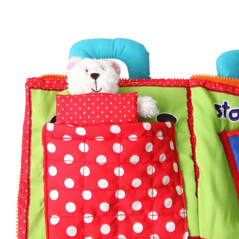 

Bear Baby Cloth Book Infant Newborn Baby Early Learning Educational Soft Book Toys Puzzle Books Gifts For Kids Baby