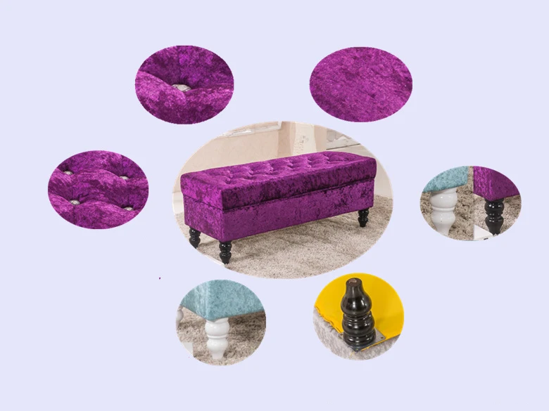 Роскошный элегантный стиль деревянный тканевый стул домашний декор мебель для