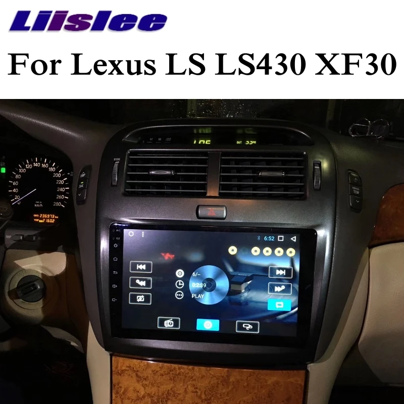 Автомобильный мультимедийный GPS-экран радио стерео для Lexus LS LS430 XF30 Toyota celyor 2000 ~ 2006