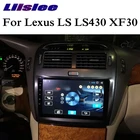Автомобильный мультимедийный GPS-экран, радио, стерео для Lexus LS LS430 XF30 для Toyota celyor 2000  2006, беспроводной навигатор CarPlay