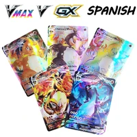 spanish pokemon cards trainer energy holographic playing cards game castellano espa%c3%b1ol children toy