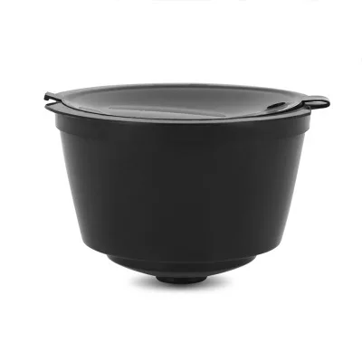 Black 1 шт. Используется 200 раз. Капсула для кофе. Пластиковая Капсула многоразового использования. Совместима с Nescafe - Цвет: Black