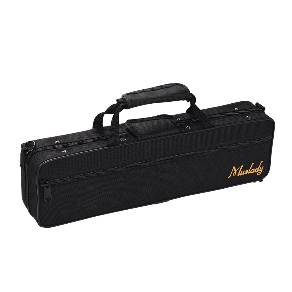 Muslady 16 отверстий C Flute чехол Gig Bag Рюкзак коробка Водонепроницаемая 600D хлопковая