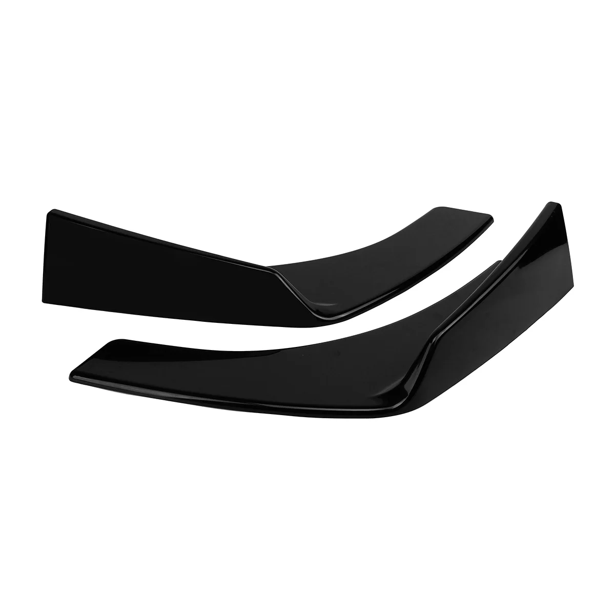 ABS Black 2Pcs Universal Car Front Bumper Lip Deflector Spoiler Splitter Diffuser Canard Protection For VW Benz BMW | Автомобили и