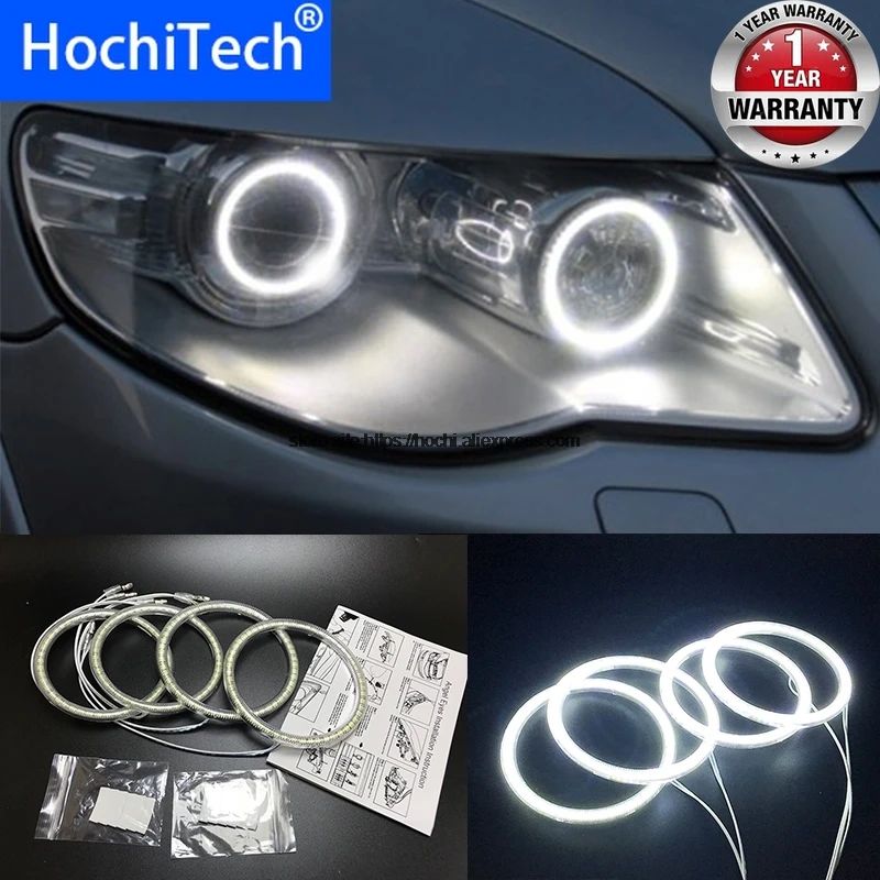HochiTech для Volkswagen VW Touareg 2007 2010 ультра яркие SMD белые светодиодные ангельские глазки 12