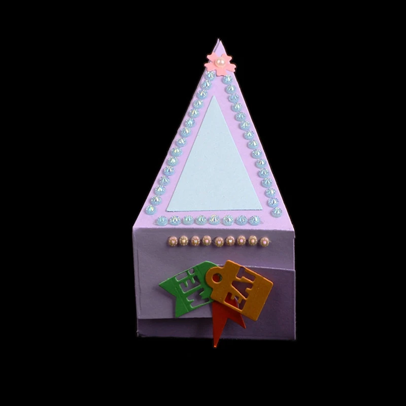 Metal Cutting Dies Candy Gift Wedding cake Box For Scrapbooking Embossing Decorative Crafts Diy Paper Cards New | Дом и сад