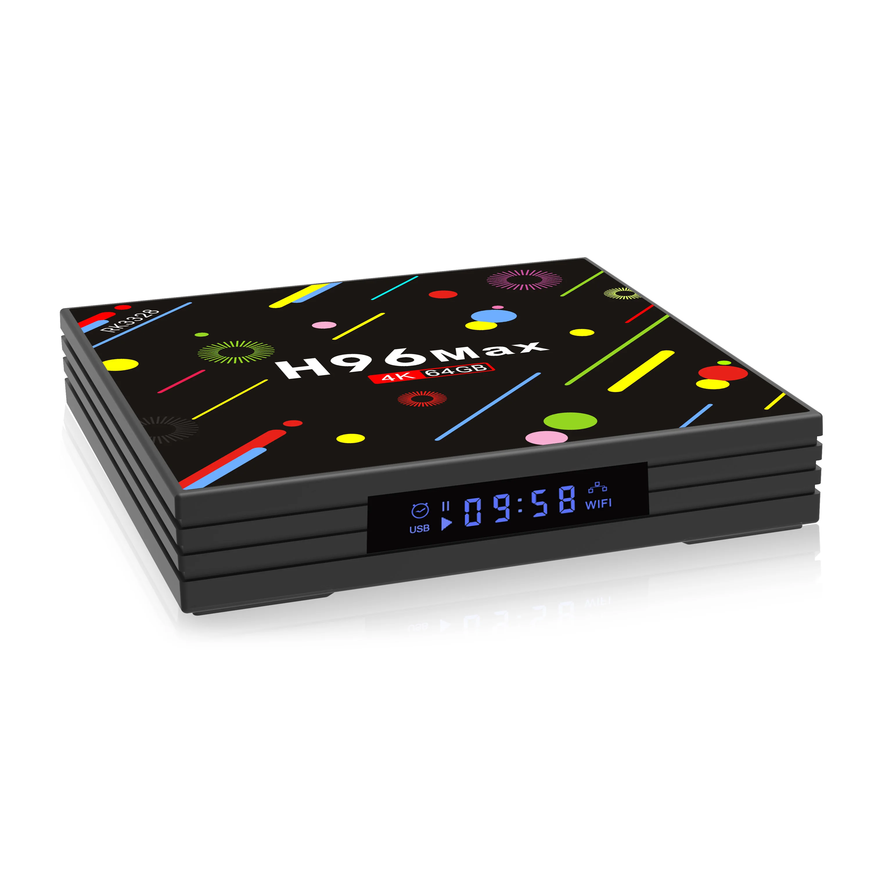 ТВ-приставка HAAYOT H96 MAX + Android 9 0 4G 64G Smartbox телеприставка RK3328 Google Голосовое управление