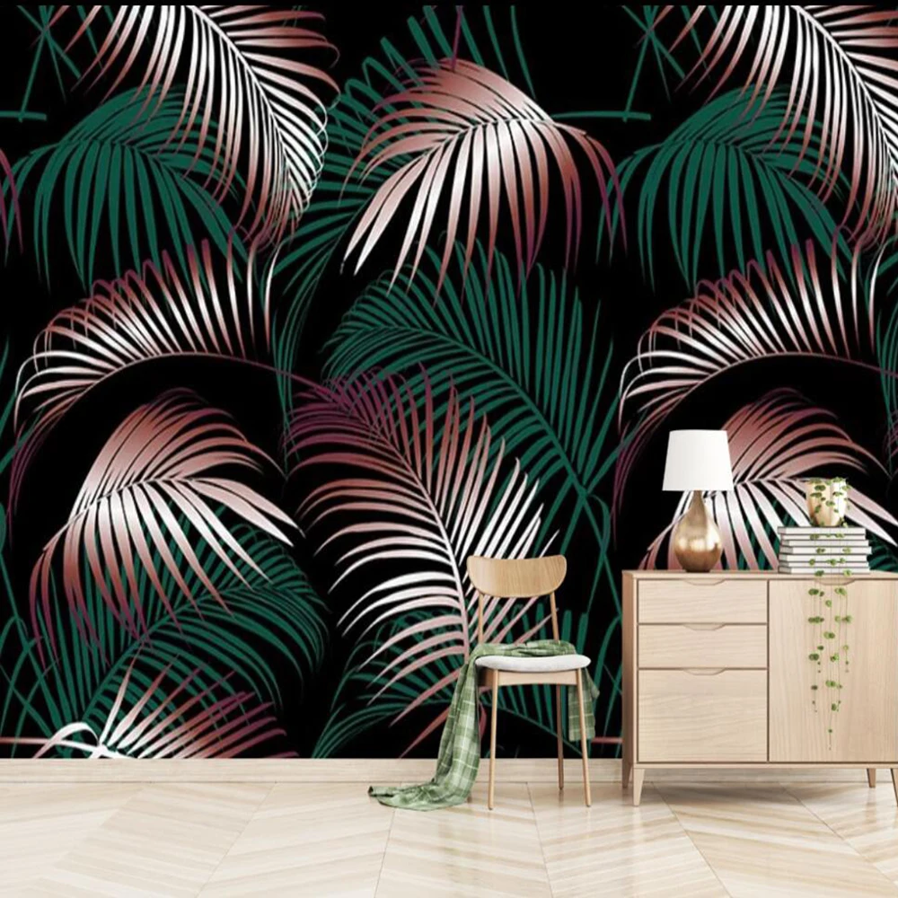 3D-обои Milofi на заказ роспись вручную тропические растения фон для стены гостиной