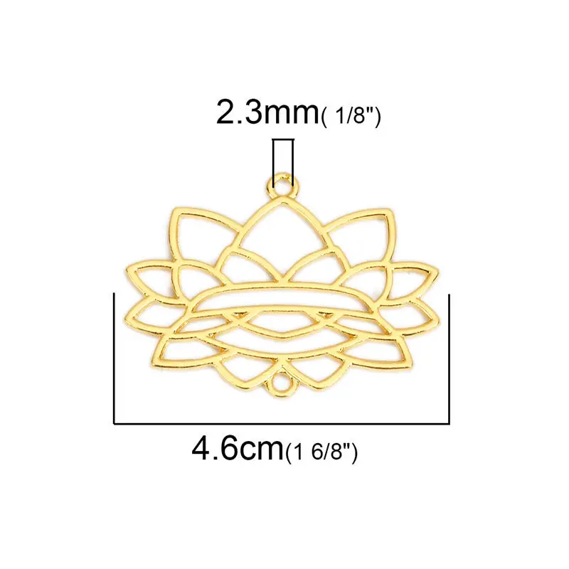 Подвески из цинкового сплава с открытой спиной полимерная рамка коннекторы