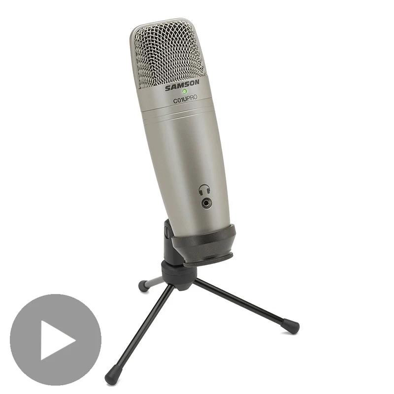 Профессиональный конденсаторный микрофон USB для студийной прослушивания музыки